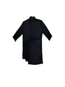 SULVAM - Stand Dress Shirt - SS25 - BLACK